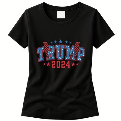 Thunder Trump 2024 Graphic Womens T-Shirt