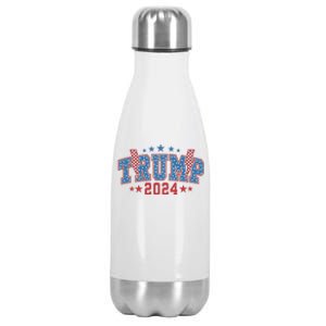 Thunder Trump 2024 Graphic Stainless Steel Insulated Water Bottle