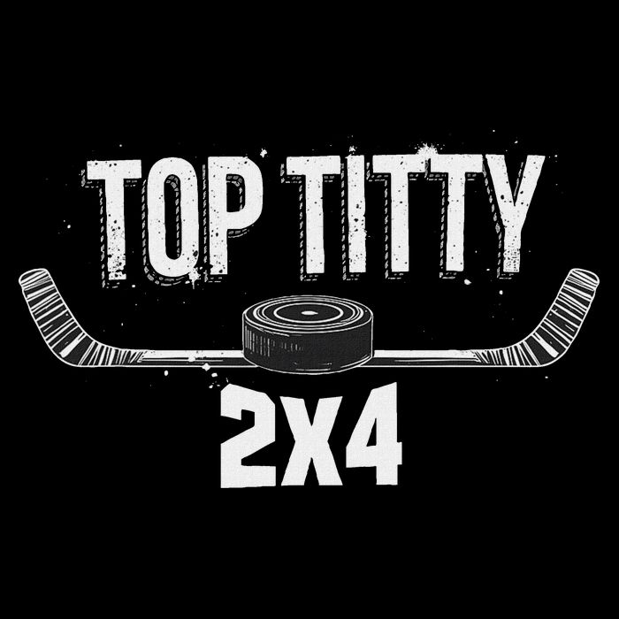 Top Titty 2x4 Funny Hockey Joke Backpack