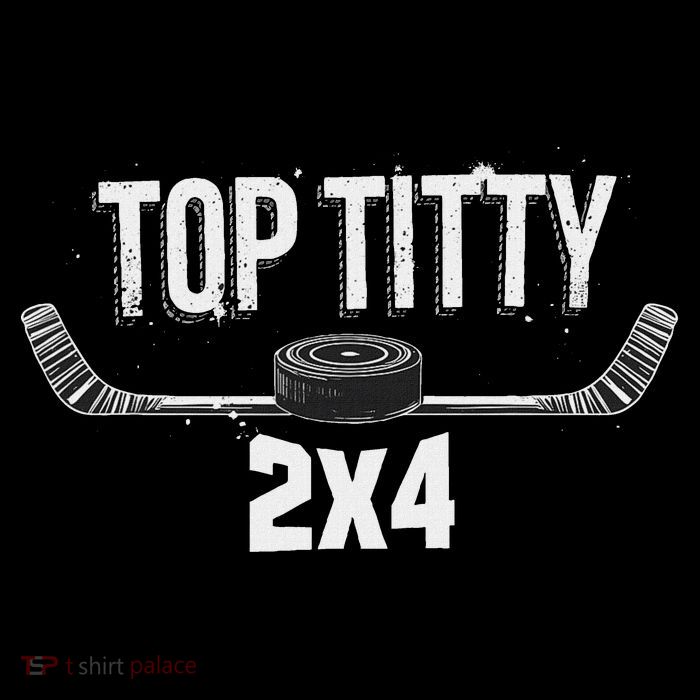 Top Titty 2x4 Funny Hockey Joke 16 in Basic Backpack