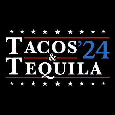 Tacos Tequila 24 Funny Taco And Tequila T-Shirt