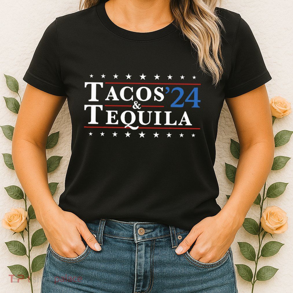 Tacos Tequila 24 Funny Taco And Tequila Womens T-Shirt