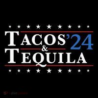 Tacos Tequila 24 Funny Taco And Tequila Womens T-Shirt