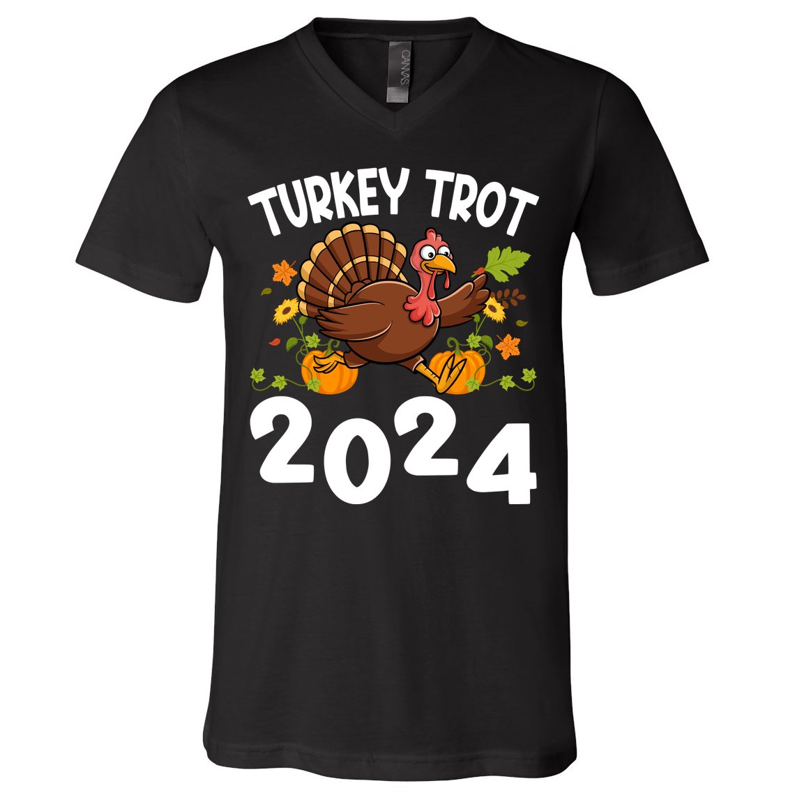 Turkey Trot 2024 V-Neck T-Shirt