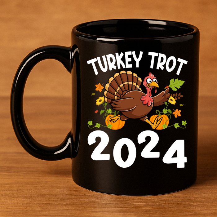 Turkey Trot 2024 11oz C Handle Ceramic Mug