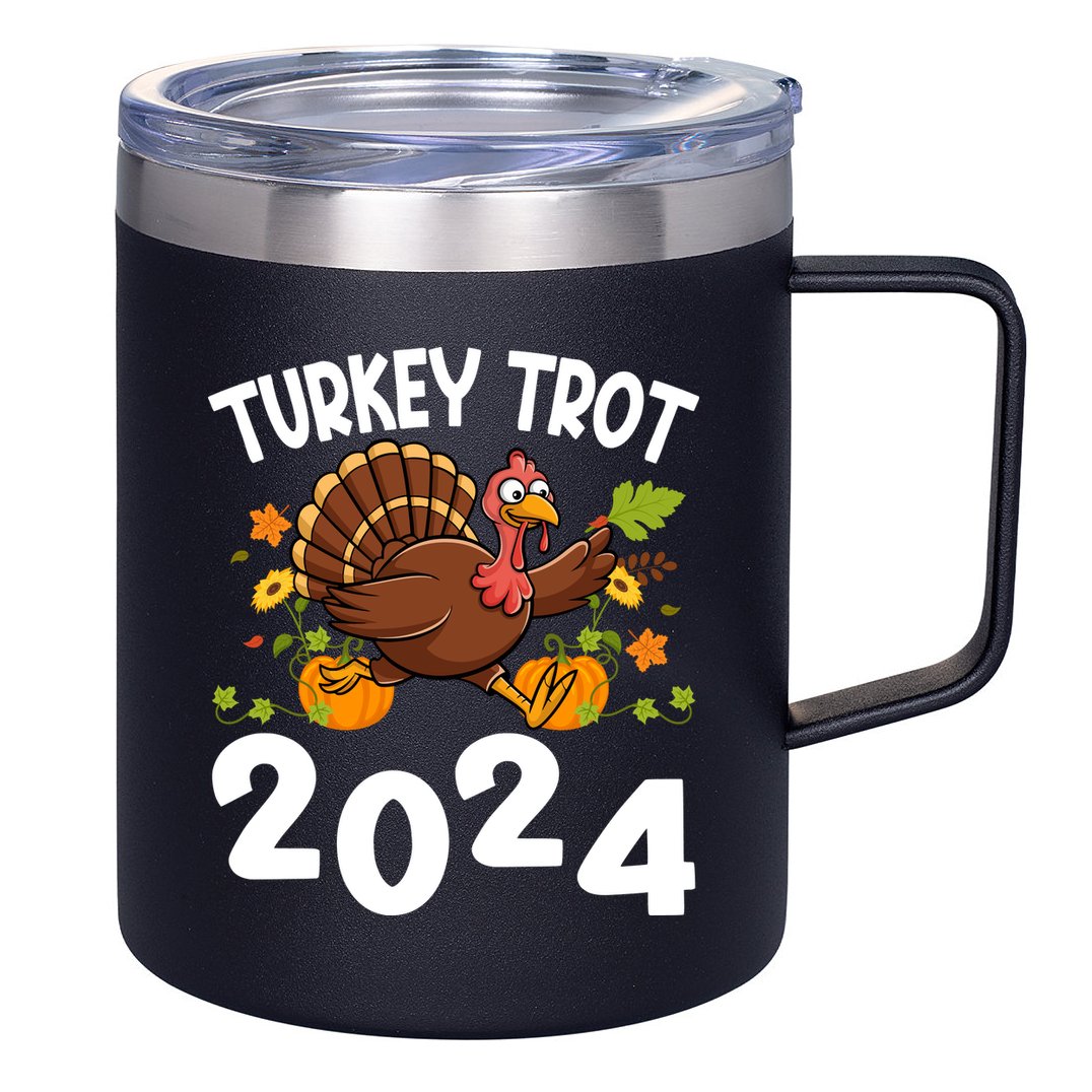 Turkey Trot 2024 12oz Stainless Steel Coffee Mug