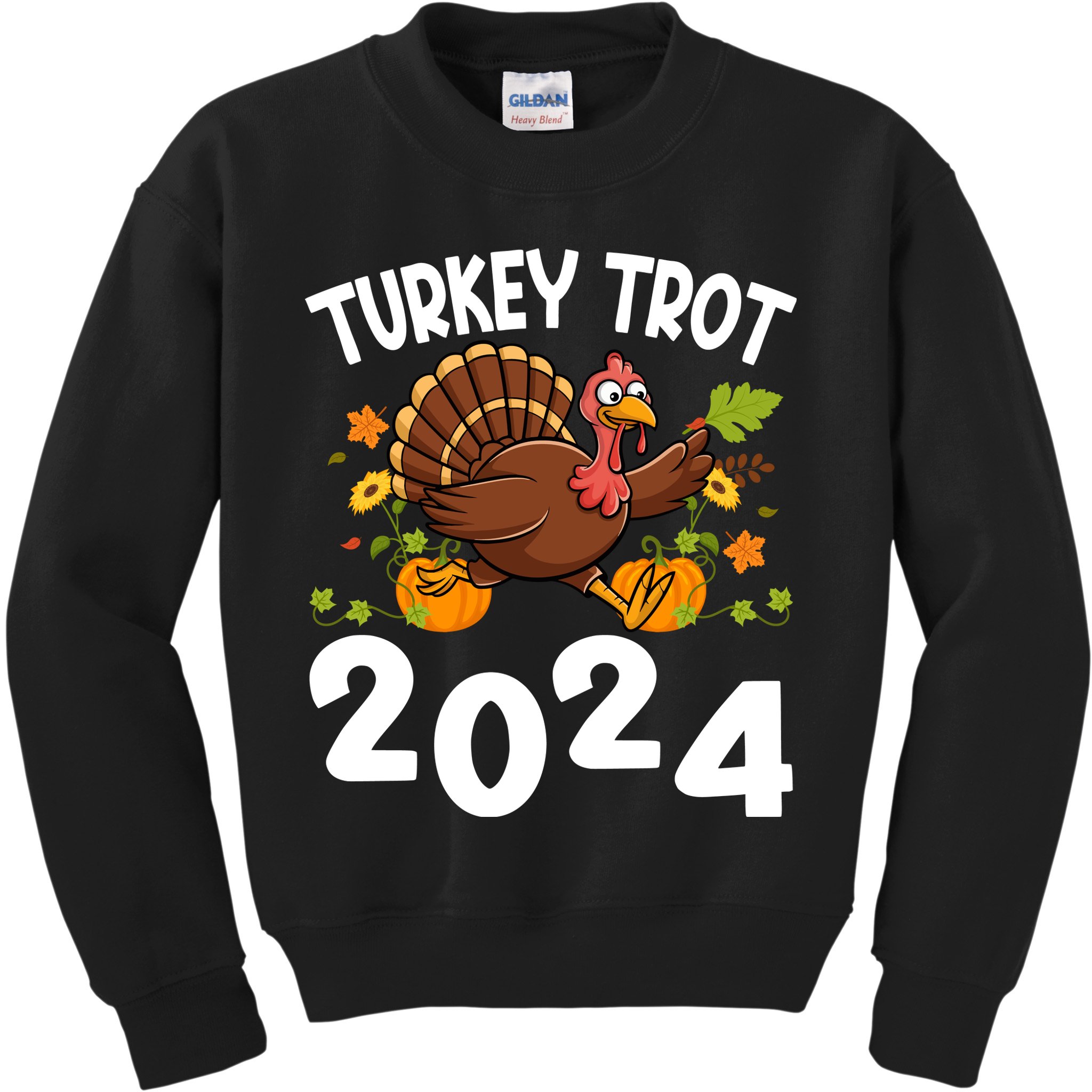 Turkey Trot 2024 Kids Sweatshirt