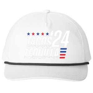 Tacos Tequila 2024 Election Snapback Five-Panel Rope Hat