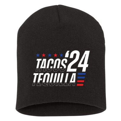 Tacos Tequila 2024 Election Short Acrylic Beanie