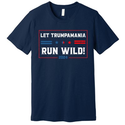 Trumpamania Trump 2024 Let Trumpamania Run Wild Brother Premium T-Shirt