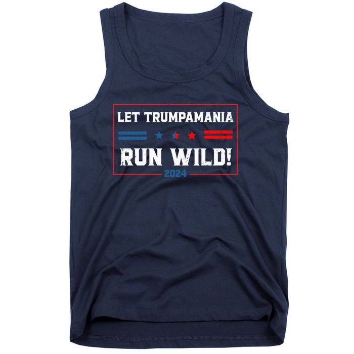 Trumpamania Trump 2024 Let Trumpamania Run Wild Brother Tank Top