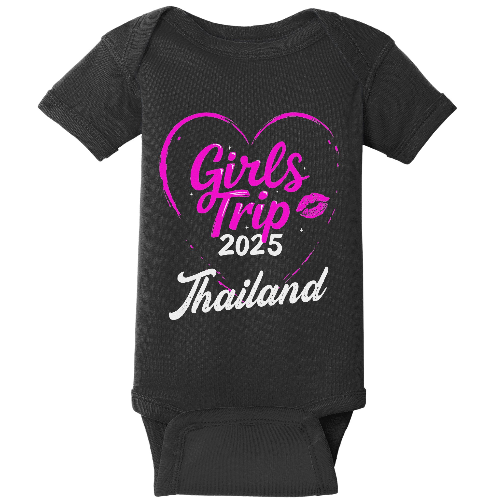 Trip Thailand 2025 Vacation Weekend Birthday Squad Baby Bodysuit