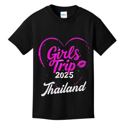 Trip Thailand 2025 Vacation Weekend Birthday Squad Kids T-Shirt