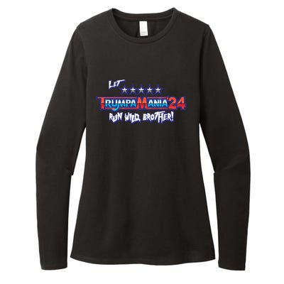 Trumpamania Trump 2024 Trumpamania Trump 2024 Wrestling Meme Womens CVC Long Sleeve Shirt