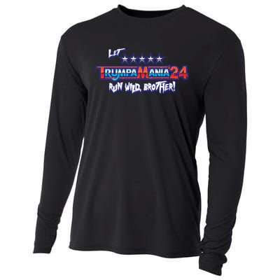 Trumpamania Trump 2024 Trumpamania Trump 2024 Wrestling Meme Cooling Performance Long Sleeve Crew