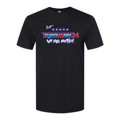 Trumpamania Trump 2024 Trumpamania Trump 2024 Wrestling Meme Softstyle CVC T-Shirt