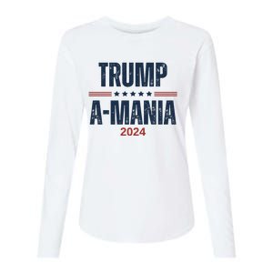 Trumpamania Trumpamania 2024 Womens Cotton Relaxed Long Sleeve T-Shirt