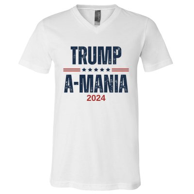 Trumpamania Trumpamania 2024 V-Neck T-Shirt