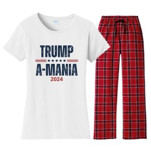 Trumpamania Trumpamania 2024 Women's Flannel Pajama Set