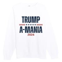 Trumpamania Trumpamania 2024 Premium Crewneck Sweatshirt