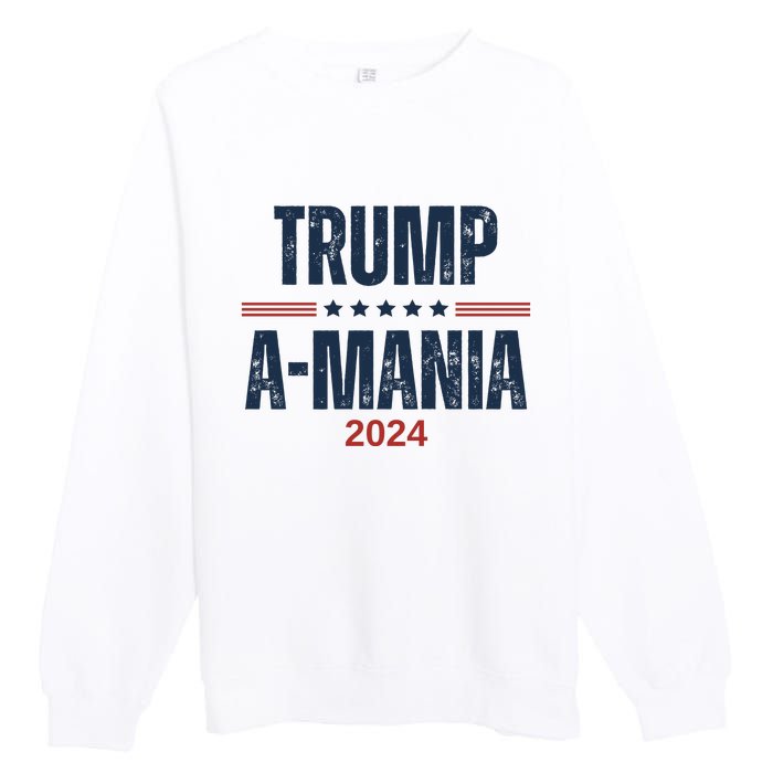 Trumpamania Trumpamania 2024 Premium Crewneck Sweatshirt