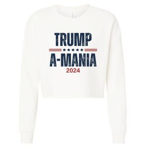 Trumpamania Trumpamania 2024 Cropped Pullover Crew