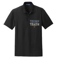 Trump Trash 2024 Grunge Vintage Garbage For Trump Dry Zone Grid Polo