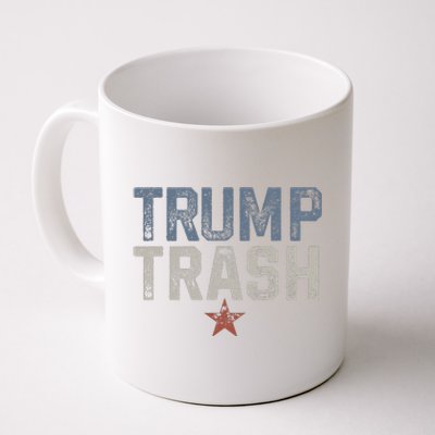 Trump Trash 2024 Grunge Vintage Garbage For Trump Coffee Mug