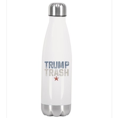 Trump Trash 2024 Grunge Vintage Garbage For Trump Stainless Steel Insulated Water Bottle