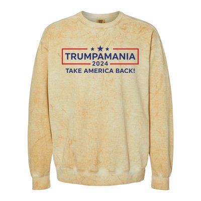 Trumpamania Trump 2024 Election Republican President Colorblast Crewneck Sweatshirt