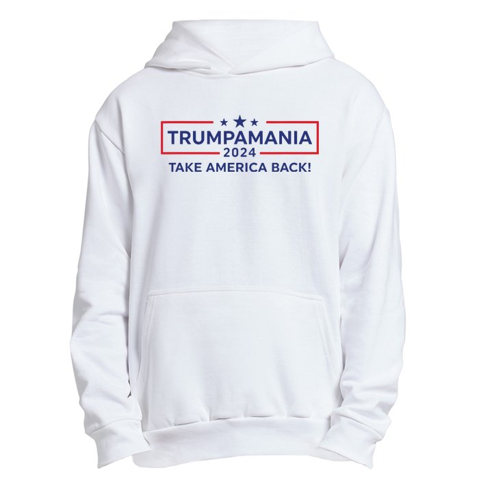 Trumpamania Trump 2024 Election Republican President Urban Pullover Hoodie