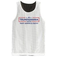 Trumpamania Trump 2024 Election Republican President Mesh Reversible Basketball Jersey Tank