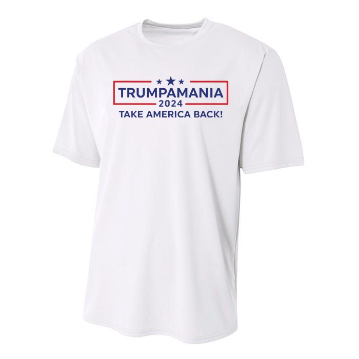 Trumpamania Trump 2024 Election Republican President Performance Sprint T-Shirt