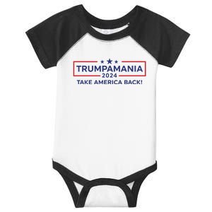 Trumpamania Trump 2024 Election Republican President Infant Baby Jersey Bodysuit