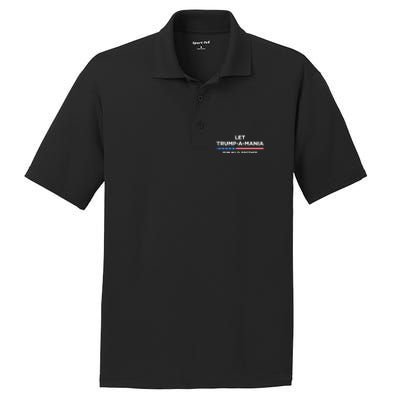 Trumpamania Trump 2024 PosiCharge RacerMesh Polo