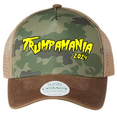 Trumpamania Trump 2024 Election Republican President Legacy Tie Dye Trucker Hat