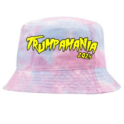 Trumpamania Trump 2024 Election Republican President Tie-Dyed Bucket Hat