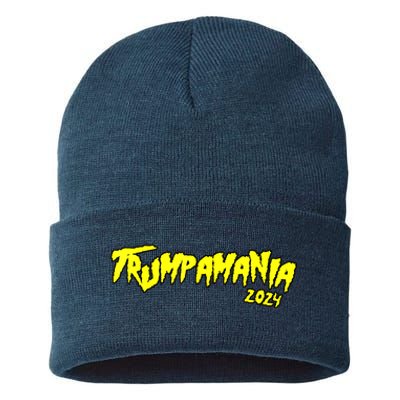 Trumpamania Trump 2024 Election Republican President Sustainable Knit Beanie