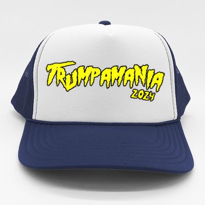 Trumpamania Trump 2024 Election Republican President Trucker Hat