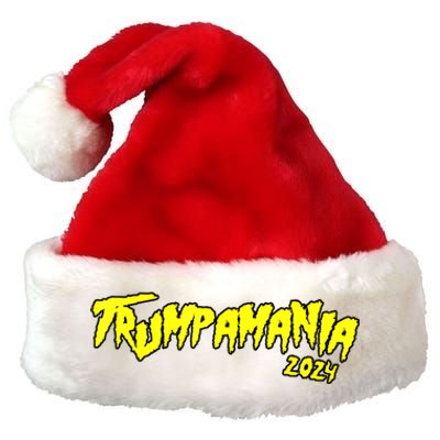 Trumpamania Trump 2024 Election Republican President Premium Christmas Santa Hat