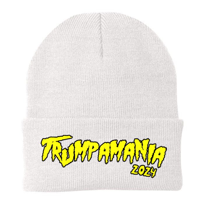 Trumpamania Trump 2024 Election Republican President Knit Cap Winter Beanie