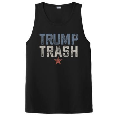 Trump Trash 2024 Grunge Vintage Garbage For Trump PosiCharge Competitor Tank