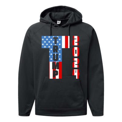 T2024 Trump 2024 Performance Fleece Hoodie