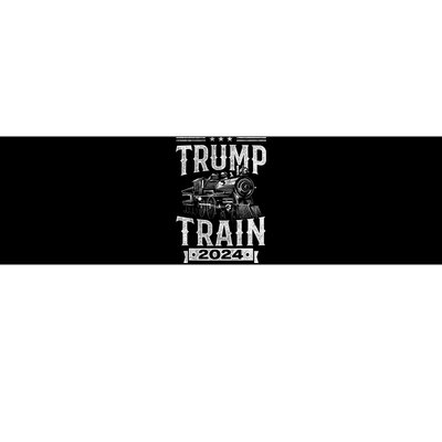 Trump Train 2024 Patriotic Election Design Bumper Sticker