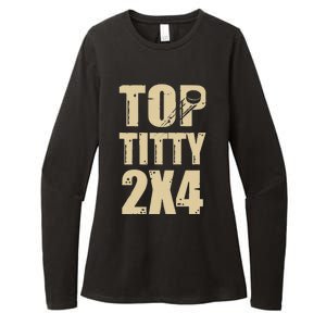 Top Titty 2x4 Womens CVC Long Sleeve Shirt