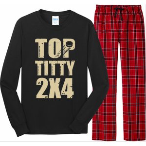 Top Titty 2x4 Long Sleeve Pajama Set