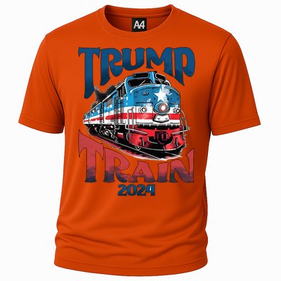 Trump Train 2024 Cooling Performance Crew T-Shirt