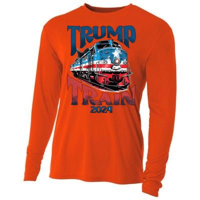 Trump Train 2024 Cooling Performance Long Sleeve Crew