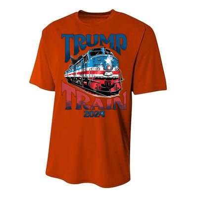 Trump Train 2024 Performance Sprint T-Shirt