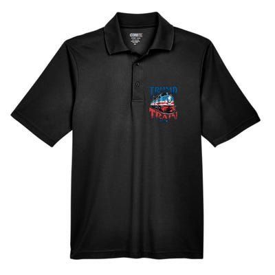 Trump Train 2024 Men's Origin Performance Pique Polo